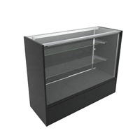 Vitrine en verre Extra View du fabricant Vitrine de comptoir en bois pour magasin de détail Présentoirs pour magasin de fumée