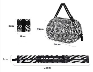 Bolsa de Compras Plegable de Gran Capacidad, Reutilizable, de Dos Piezas, para Viajes, Compras Diarias, Picnic, Camping y Almacenamiento - Product Image 2