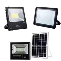 Projecteur LED COB en aluminium étanche IP65 Shingel 50W-500W 5000K Lumière du jour Angle de faisceau 120° Haute luminosité Certifié RoHS/CE