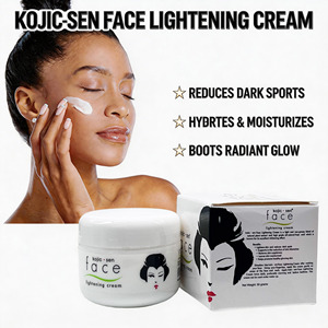 Crème éclaircissante pour le visage à l'acide kojique et au <span class=keywords><strong>collagène</strong></span> OEM, réduit les taches brunes, hydrate, donne un éclat radieux - Product Image 2