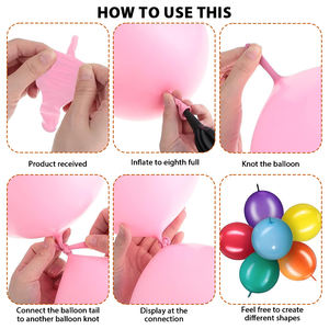 Décorations de fête pour la fête des mères en gros, de haute qualité, couleur rétro nacrée mate, écologiques, biodégradables, épaissies, 6 pouces, 12 pouces - Product Image 6