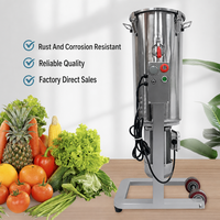 Commerciële fruit- en groenteblander 45L grote capaciteit sapcentrifuge en -pers voor spinazie, wortel, gember, 3000W hoge snelheid blender
