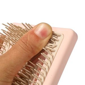 แปรงหวีผมทรงสี่เหลี่ยมแบบซี่กว้างแปรงขนแข็งแบบพกพาสะดวก - Product Image 3