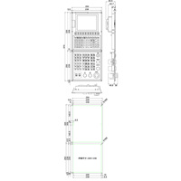 Controlador CNC de 3 Ejes FINGER CNC con Pantalla LCD de 8 Pulgadas, Sistema Operativo Linux RT, 2GB de RAM/4GB de Capacidad de Programación para Fresadora