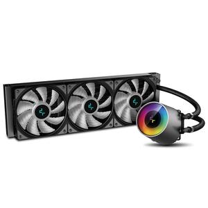 หม้อน้ำระบายความร้อนด้วยน้ำ DeepCool Bastion 360 V2 ARGB สำหรับซีพียู Intel AMD ระบบระบายความร้อนด้วยน้ำสำหรับพีซี พัดลมระบายความร้อนด้วยน้ำขนาด 360 มม. สำหรับซีพียู - Product Image 3