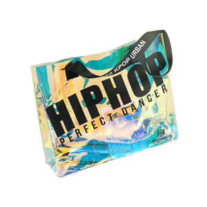 Holographic Plastic <b>Shopping</b> <b>Bags</b> With Logos Custom Iridescent PVC <b>Tote</b> <b>Bag</b> - Product Image 1