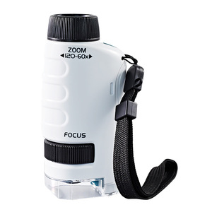 Microscopio para niños, microscopio portátil para niños Zoom 60x-120x, Little Scientist Lab, regalos para niñas y niños, alcance <span class=keywords><strong>de</strong></span> mano STEM - Product Image 2