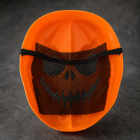 Masque intégral personnalisé en plastique pour fête d'Halloween, déguisement de fantôme, diable, ou citrouille Jack, pour farces et effets d'horreur DIY