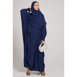 Wholesale New Arrival ODM Summer <b>Abaya</b> Polyester Two pieces for Women Dubai <b>PRAYER</b> Hijab <b>Abaya</b> - Product Image 1