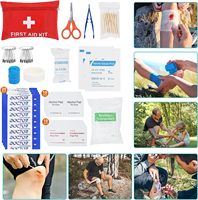 Trousse de premiers soins tactique professionnelle de 80 L, équipement de survie avec grand sac à dos de camping pour les aventures en plein air, la randonnée, nouvelle sortie