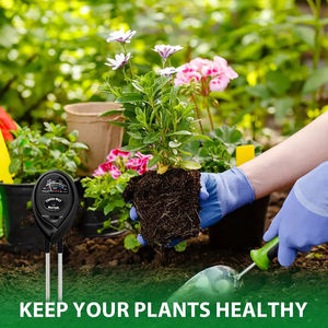 เครื่องวัดความชื้นและดินพีเอชสำหรับสวนในบ้านสนามหญ้าเพื่อสุขภาพและเครื่องมือวินิจฉัยการเติบโตของฟาร์มแบบสามในตัวเดียว - Product Image 5