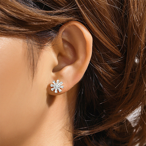 RINNTIN XP067 personalizzare 925 <span class=keywords><strong>argento</strong></span> Sterling placcato oro interno filo elica orecchini borchia Fine Piercing gioielli all'ingrosso - Product Image 4