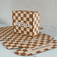 Boîtes d'expédition pliables personnalisées en carton ondulé, écologiques, en matériaux recyclés, emballage artisanal fait main pour cadeaux et artisanat