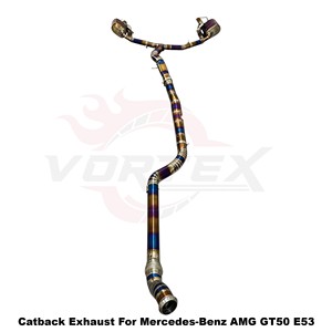 Vortex Lightweight Burnt-Titanium <b>Exhaust</b> System For Mercedes-Benz AMG GT50 E53 Sport-Sedan - Product Image 4