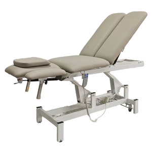 HICOMED portatile moderno in pelle sintetica salone di bellezza massaggio letto di terapia fisica 2 motore elettrico robusto telaio fornitore cinese - Product Image 2