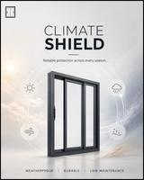 ATMOS California Standard Fenêtre coulissante double haute sécurité Fenêtre horizontale en plastique Double vitrage Fenêtre de sous-sol