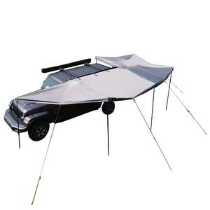 270 degrés extérieur Camping auvent gauche terre auvent parasol <span class=keywords><strong>parapluie</strong></span> côté conducteur protection solaire zone Support OEM - Product Image 6