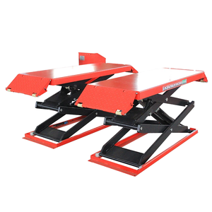 ऑटो रखरखाव और मरम्मत उपकरण प्लेटफॉर्म के लिए 3.5 टन क्षमता के साथ अल्ट्रा पतले छोटे कैंची लिफ्ट मोबाइल कार मरम्मत लिफ्ट - Product Image 2