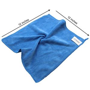 YSD Cleaning Cloths for Motorcycle the Micro Fiber Custom Print Blue Leather Bamboo 2 Pack Premium Shop Rags <b>Large</b> Cleaning Rags - Product Image 5