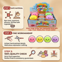 Jouets Squishy Smusher à succès en gros, jouets sensoriels anti-stress en forme de pain vapeur, jouets Squishy créatifs et originaux
