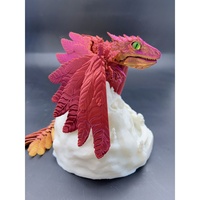 Modèle d'oiseau volant Archaeopteryx en PLA, dragon à plumes, articulations mobiles, thème animal