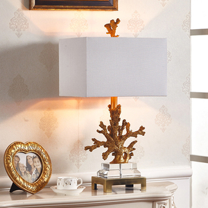 Luxury New Coastal Thiết Kế Phòng Ngủ Trang Trí Nhựa <span class=keywords><strong>Shell</strong></span> Bảng Đèn Với Bóng Râm - Product Image 1