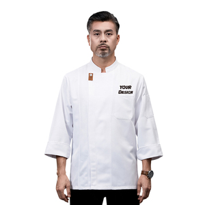 OEM/ODM <strong>Custom</strong> <strong>Work</strong> <strong>Clothes</strong> for Men and Women Hotel-Restaurant Chef Coat Jacket Uniform Factory Wholesale - Product Image 2