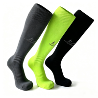 Chaussettes de sport à compression confortables avec logo personnalisé, chaussettes de sport de haute qualité, chaussettes de compression pour activités de plein air