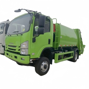 1SUZU Compression Garbage Truck 4X2 Sanitation 7Cbm Manual Diesel <b>Waste</b> Management Compactor Garbage Truck - Product Image 4