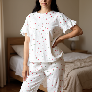 Conjunto de Pijama Suave y Cómodo para Mujer, Ropa de Dormir para Damas - Product Image 3