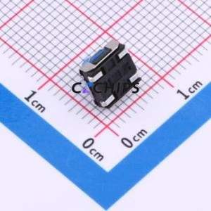 TS-1047-A5B2-D2 Tactile Switch SMD,6.2x6.4mm Switch Single Pole Single Throw Round Button 1.8N Vertical Mount - Product Image 2
