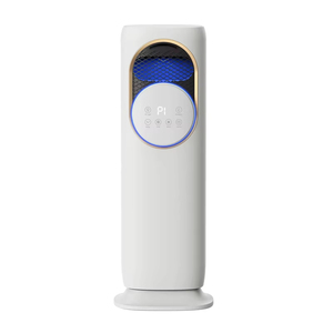 Ventilateur chauffant portable en plastique blanc PTC, radiateur tour, circulateur d'air, contrôle numérique, contrôlable par application, écologique - Product Image 1