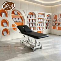 Table de chiropratique électrique en cuir PU pour ajustement de la colonne vertébrale, idéale pour la physiothérapie et la thérapie corporelle