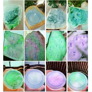 Myanmar Tự Nhiên Jadeite Nguyên Đá Ngọc Bích Bán Rõ Ràng Màu Sắc Băng Sáp Loại Zhengyang Màu Xanh Lá Cây Của Phụ Nữ Quyến Rũ Vòng Đeo Tay Cao cấp - Product Image 3