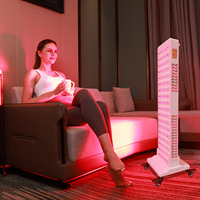 IDEATHERAPY RLPRO300 - Equipo de Luz Infrarroja Cercana de Doble Chip y 8 Ondas para Medio Cuerpo, Panel de Luz Roja, Terapia de Luz Roja