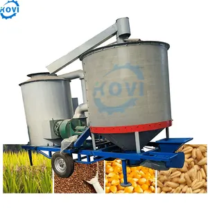 Parboilização de arroz e máquina de secagem secador de grãos de trigo arroz móvel Preço