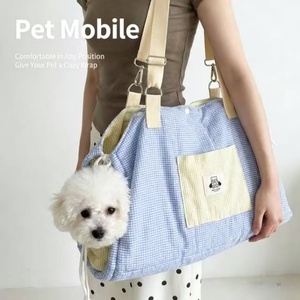 Dog Bag Cartoon Soft Canvas Outdoor Lightweight Portable Large Capacity Summer Breathable Pet Dog Exposed Head Anti-Stress - Product Image 2