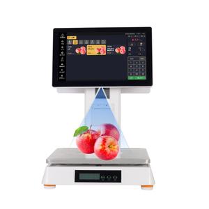 थोक कस्टम ऑल इन वन एआई 15.6 इंच डुअल टच स्क्रीन इलेक्ट्रॉनिक डिजिटल पॉस सिस्टम मशीन वेइंग स्केल - Product Image 5