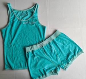 कस्टम ग्रीष्मकालीन महिलाओं के कपड़े y2k कपड़े की छोटी आस्तीन वाली शॉर्ट्स ट्यूब पैंट लाउंज महिलाओं 2 टुकड़ा सेट - Product Image 5