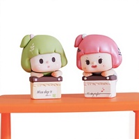 Nuevo Original Buer Little Time Series Linda Mini Caja Sorpresa de Cristal Adorno de Escritorio de Moda Juguete Creativo Edición Limitada Modelo Kawaii