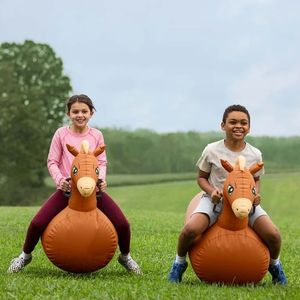 Cheval de saut gonflable en PVC pour enfants, <span class=keywords><strong>jeu</strong></span> de petit poney gonflable personnalisé - Product Image 2