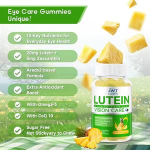 Permen Kunyah Kesehatan Mata Anak OEM Lutein Zeaxanthin dengan Ekstrak Biji Anggur, Bilberry, Omega-3, Saffron, <span class=keywords><strong>Astaxanthin</strong></span>, Vitamin C, dan E - Product Image 4