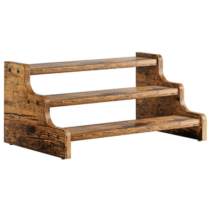 Étagère à <span class=keywords><strong>épices</strong></span> en bois à 3 niveaux de 13,8 pouces pour le comptoir, l'organisation des bouteilles d'<span class=keywords><strong>épices</strong></span>, la cuisine, le garde-manger, le <span class=keywords><strong>placard</strong></span> - Product Image 1