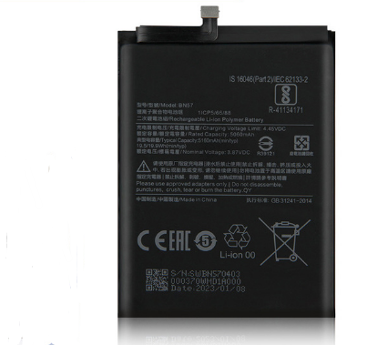 OEM Battery  BN57 BN61 6000mAh Phone Battery for Xiaomi Pocophone X3 Poco X3 Pro Replacement Batteries