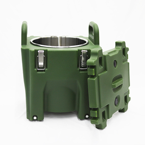 20 लीटर पुनः प्रयोज्य प्लास्टिक इन्सुलेट कूलर बॉक्स पानी प्रतिरोधी पोर्टेबल कैंपिंग यात्री बाल्टी भोजन और पेय के लिए - Product Image 4