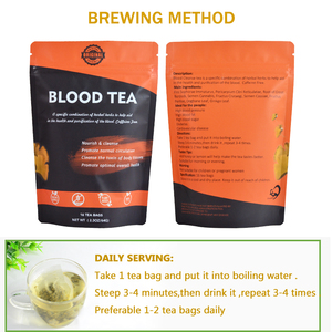 Chinaherbs Private Label Custom <strong>Tea</strong> Blood Cleansing <strong>Tea</strong> Supporting Health Blood Herbal Supplements <strong>Tea</strong> Blood the Body - Product Image 2