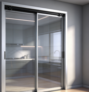 Porte <span class=keywords><strong>coulissante</strong></span> en aluminium de luxe à vue panoramique avec verre à grille pour la <span class=keywords><strong>rénovation</strong></span> de maisons modernes - Product Image 2