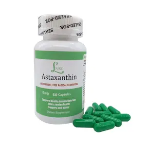 Capsules d'astaxanthine personnalisées, suppléments énergétiques, 500mg, 1000mg, huile de poisson, Softgel, Krill, Capsules souples