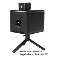 Proyector Láser Cúbico Wifi Igreslite 2W 3W 4W 5W, Proyector Láser de Animación con Batería, Proyector Láser Cúbico 3D Inalámbrico con APP