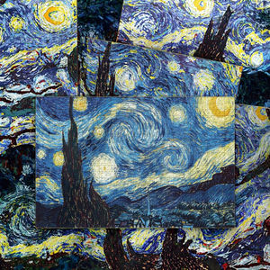 Rompecabezas <span class=keywords><strong>de</strong></span> pintura al óleo <span class=keywords><strong>de</strong></span> paisaje <span class=keywords><strong>de</strong></span> <span class=keywords><strong>Van</strong></span> <span class=keywords><strong>Gogh</strong></span>, 1000 piezas, alta dificultad, bricolaje, tablero gris, juguete <span class=keywords><strong>de</strong></span> papel, laminación mate/brillante - Product Image 5